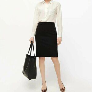 J. Crew Lined Pencil Skirt Snowcat
